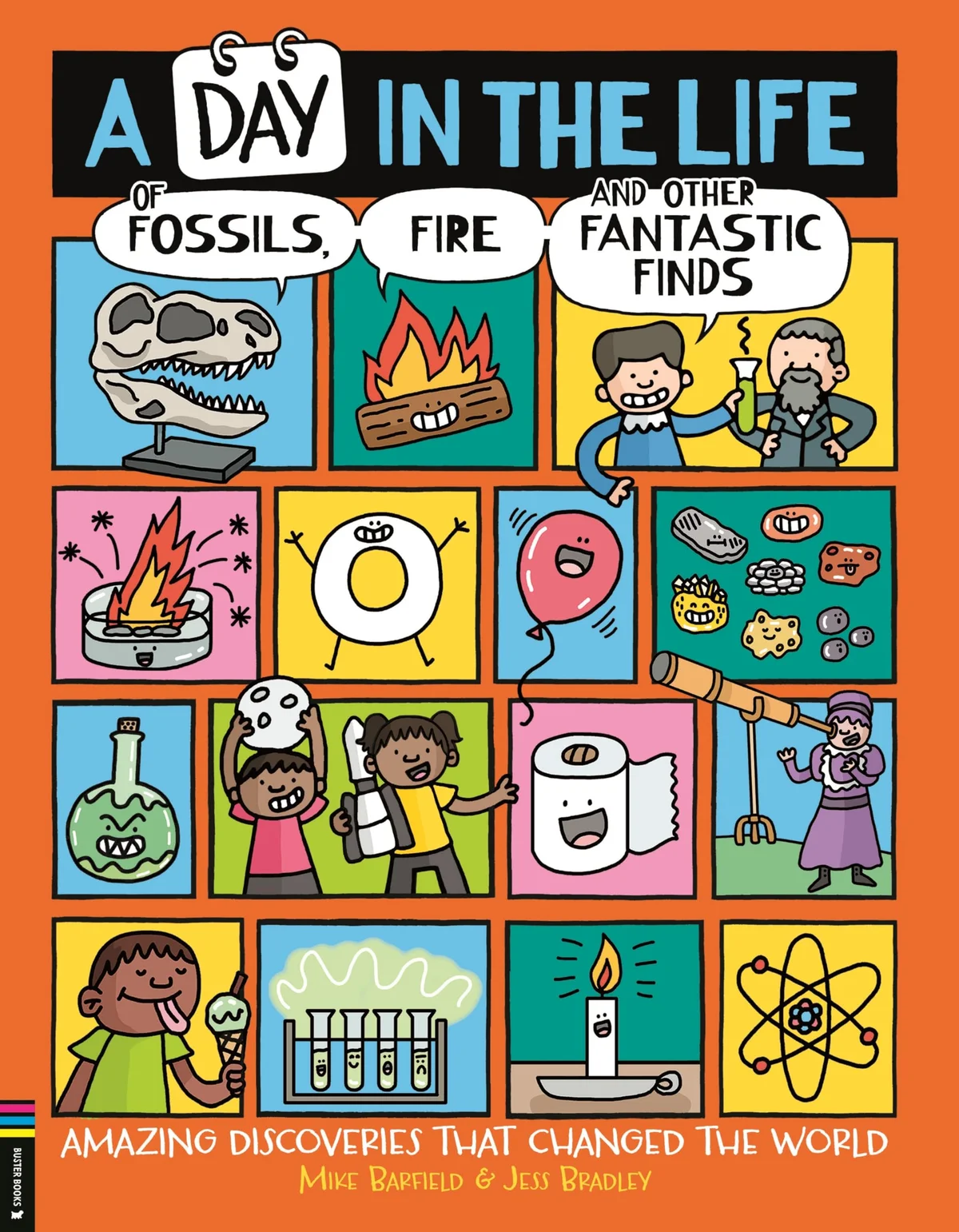 Cover of A Day in the Life of Fossils, Fire and Other Fantastic Finds