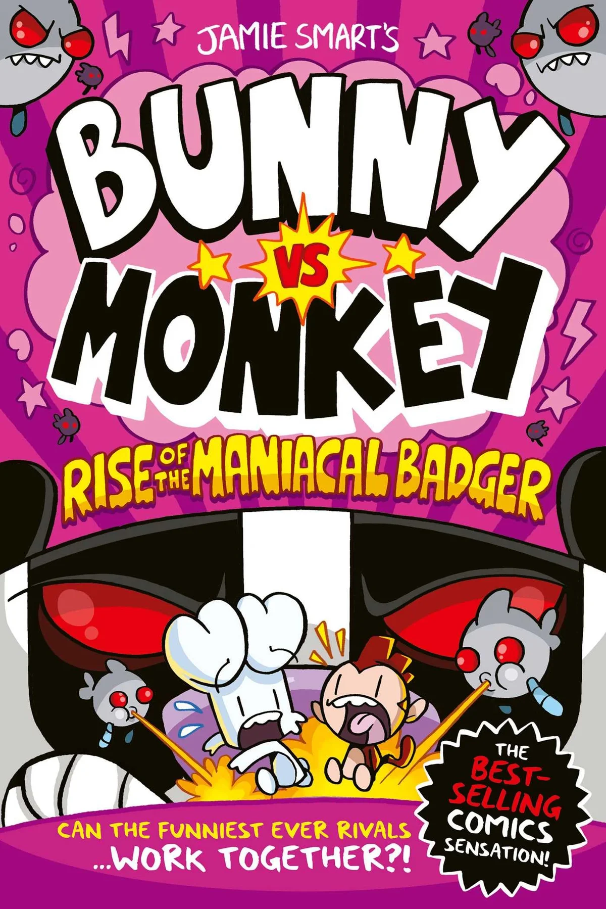 Cover of Bunny vs Monkey: Rise of the Maniacal Badger