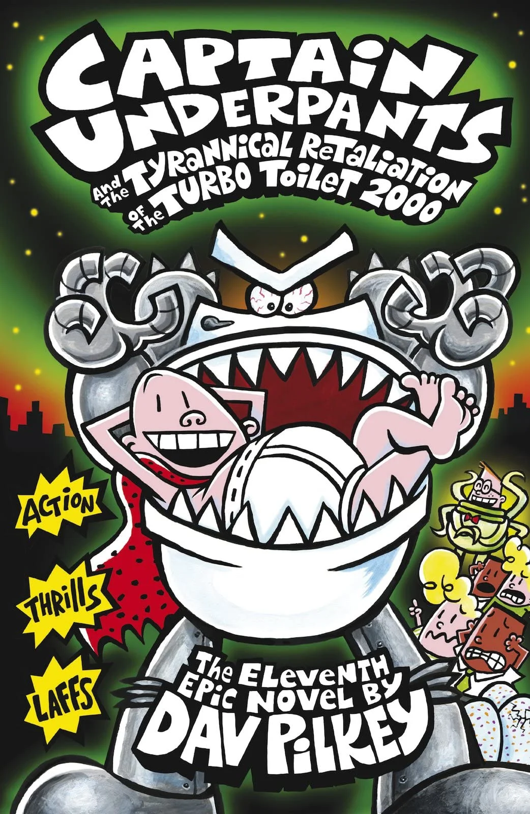 Cover of Captain Underpants and the Tyrannical Retaliation of the Turbo Toilet 2000