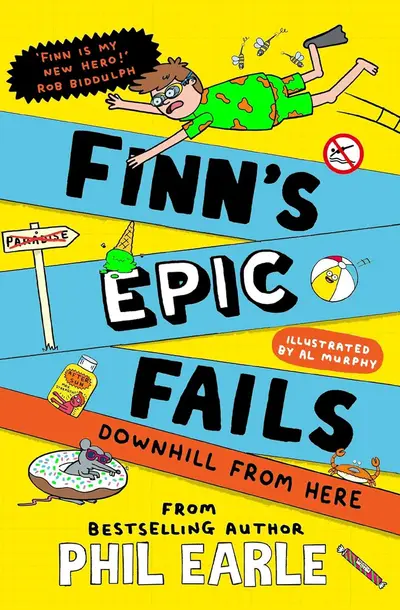 Cover of Finn's Epic Fails: Downhill from Here