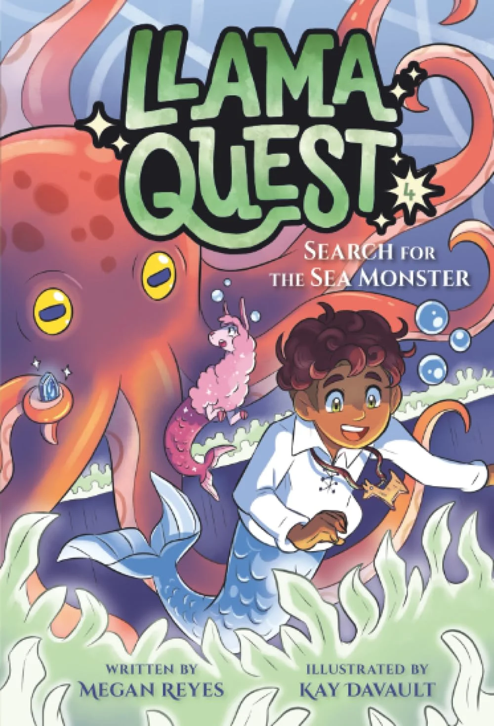 Cover of Llama Quest #4: Search for the Sea Monster