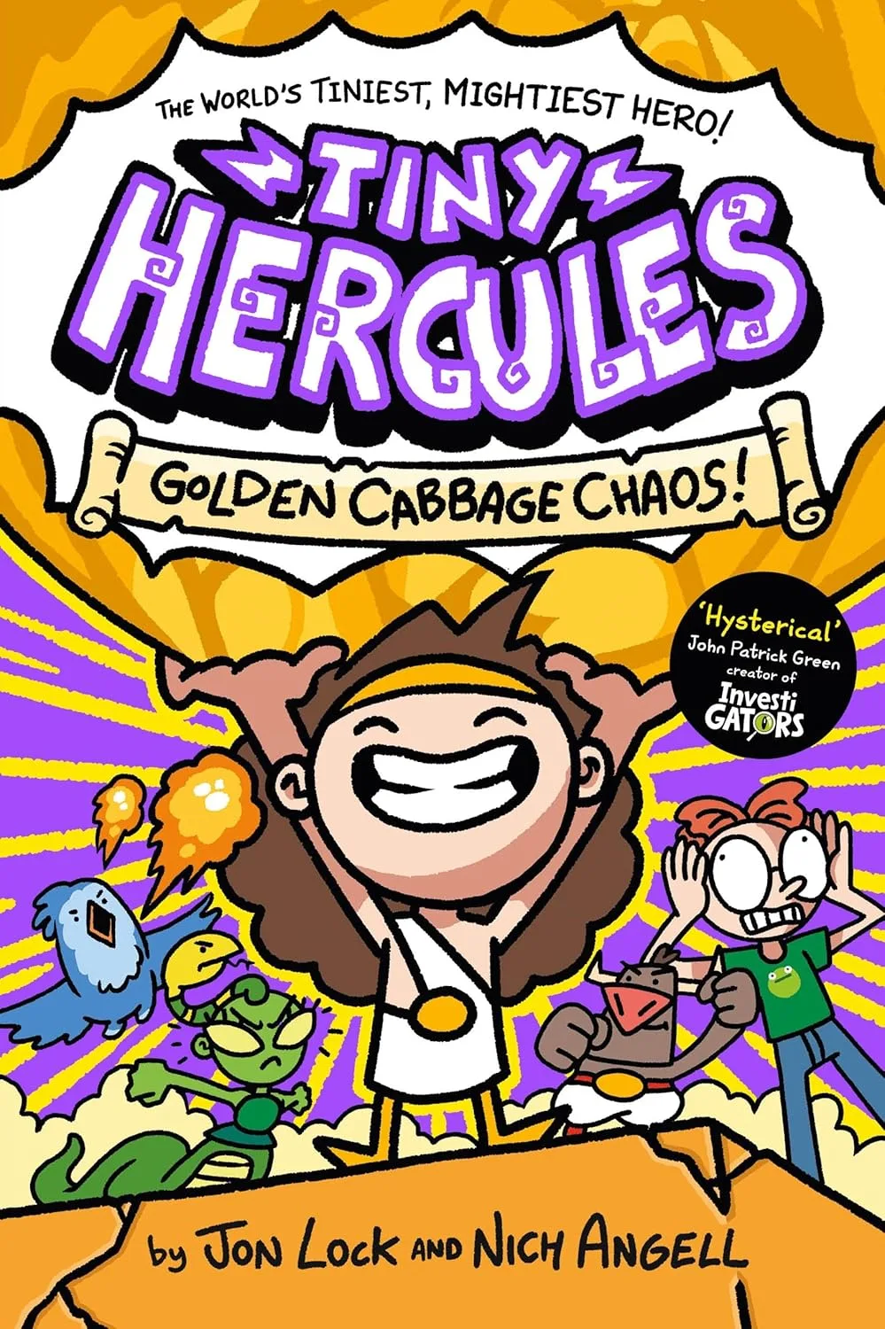 Cover of Tiny Hercules - Golden Cabbage Chaos